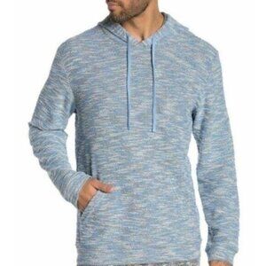 Onia Michael Pullover Drawstring Hoodie, Space Dye, Size Medium